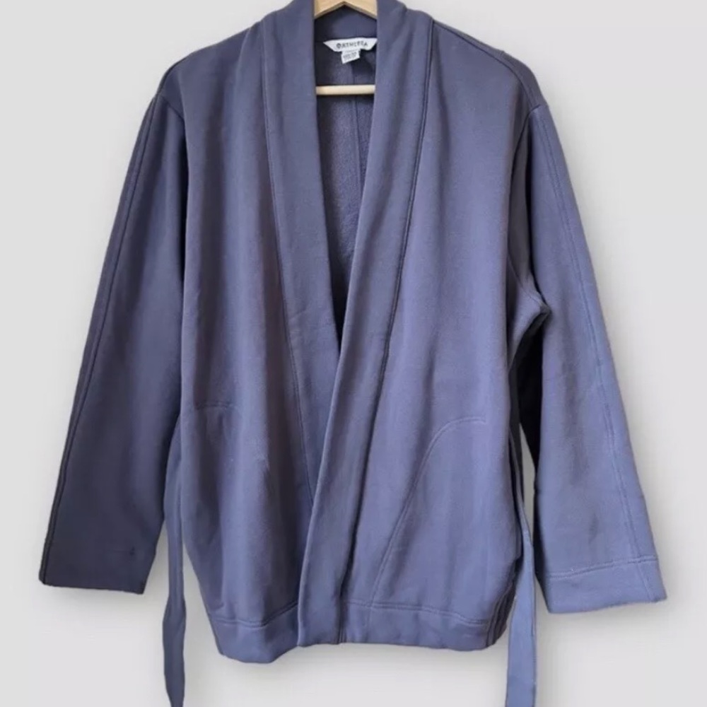 NWOT Athleta Open Front Wrap Tie Waist Cardigan S/M